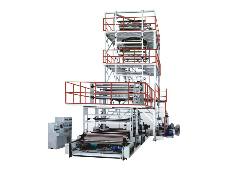 RK-GS系列-三至五層共擠薄膜吹塑機組(IBC膜泡內冷型)
